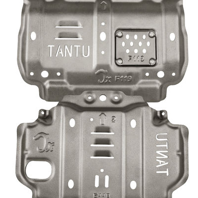 18 Toyota Tundra Silver Motor Protector Skid Plate met originele auto gat en installeren