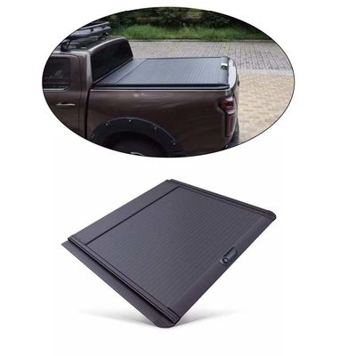 Vertrekbaar Roll Up mangaans staal Aluminium legering pick-up truck Bed Cover tonneau Cover