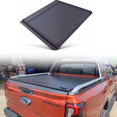 Vertrekbaar Roll Up mangaans staal Aluminium legering pick-up truck Bed Cover tonneau Cover