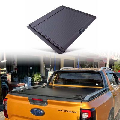 Vertrekbaar Roll Up mangaans staal Aluminium legering pick-up truck Bed Cover tonneau Cover