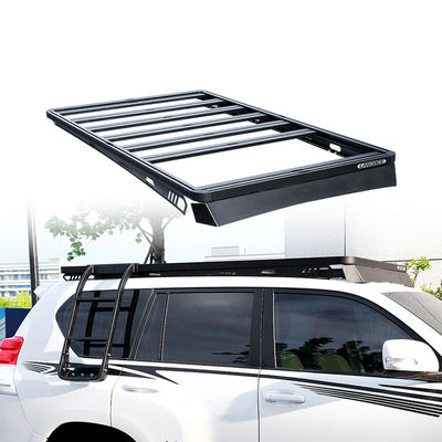 Universal 4X4 Base Bagage Tray Aluminium legering Zwart Cargo Carrier Basket Dakrek