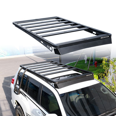 Universal 4X4 Base Bagage Tray Aluminium legering Zwart Cargo Carrier Basket Dakrek