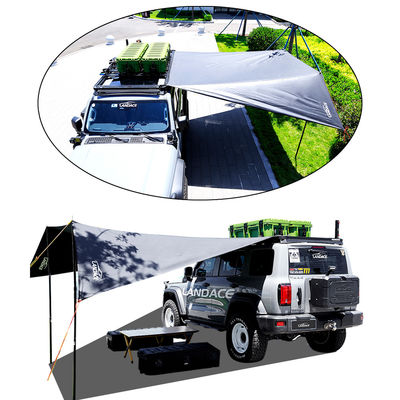 Buiten patio privacy opvouwbare zijkant luifel tuin terugtrekbare zijkant luifel waterdicht zonneschaduw wind privacy splitter zijkant