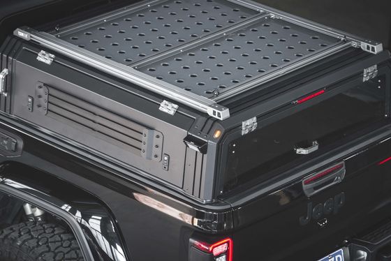 Aluminium legering Truck Bed Cover Pickup Tonneau Cover High Bed Canopy voor Jeep Gladiator