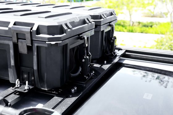 Roestbestendige autodakdozen Ondersteuning Truck roestvrijstalen gereedschapskist Montagebeugel
