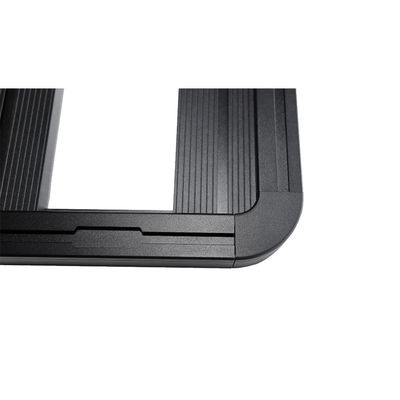 OEM Low Profile Black Powder Coating Aluminium Extrusion Roof Rack Platform voor 4WD Car