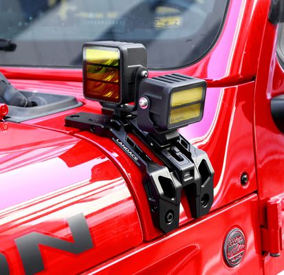 Poedercoating Aluminium legering licht montage beugels voor 4x4 pilaar licht structuur