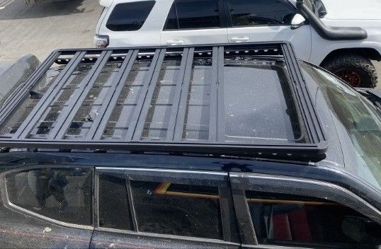 4x4 Voertuigbuiten accessoires Aluminium dakrek met hoog en poederbedekt oppervlak