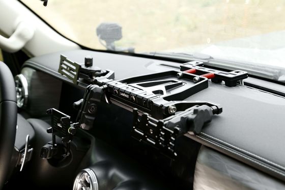 Zwarte aluminium legering Centrum Console Bracket Mobiele telefoonhouder voor GWM's Tank 300