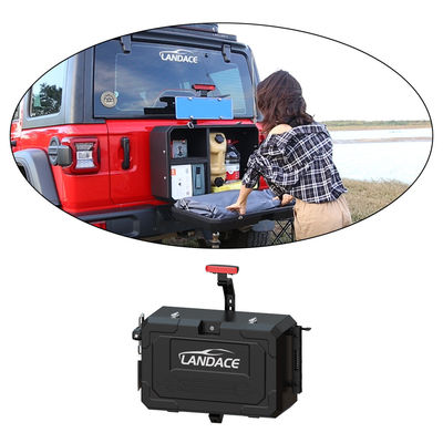 Buitenweg 700X450X317mm Aluminium legering Tail Gate opslagdoos Voor Jeep Wrangler TANK 300