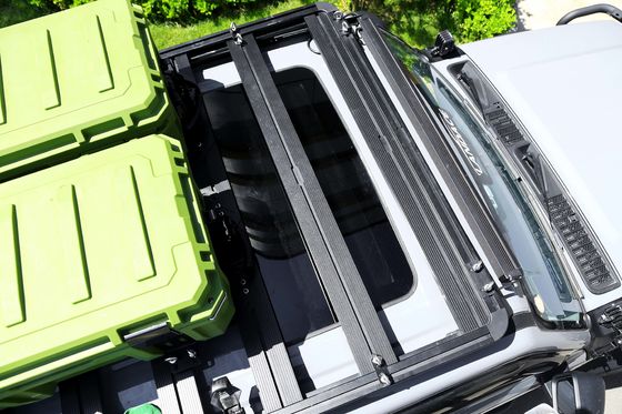 Roof Mount Zwart aluminium legering Universal Car Roof Racks Cross Bar 28kg Gewichtslimiet