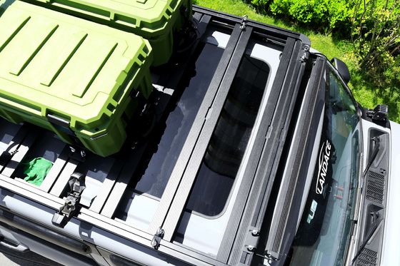 Roof Mount Zwart aluminium legering Universal Car Roof Racks Cross Bar 28kg Gewichtslimiet