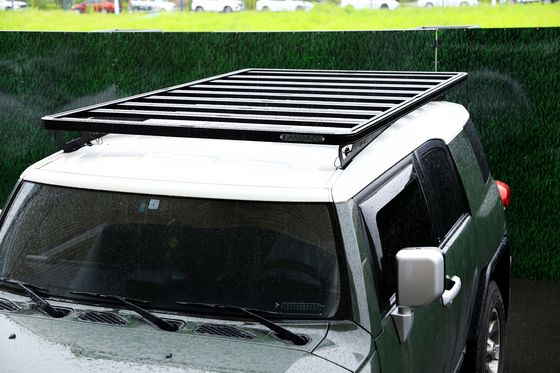 Zwarte 28 kg aluminium legering bagage SUV dakrail voor Toyota FJ Cruiser Auto dakrek