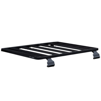 Zwarte poederbedekte dakrek voor LC79 met een capaciteit van 23,5 kg Universele 4WD aluminium