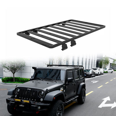 Op maat gemaakte Jeep JK auto dakrek aluminium legering dakrailrek