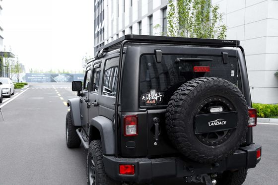 Op maat gemaakte Jeep JK auto dakrek aluminium legering dakrailrek
