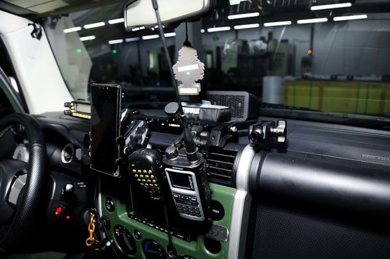 FJ Cruiser 6 Gang Wireless Car Switch Panel met telefoonhouder en consolebeugel