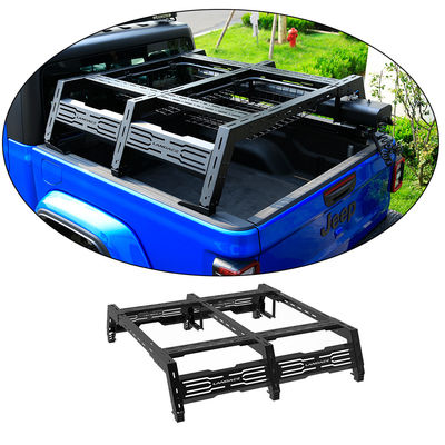 Zwarte poeder beklede truck bed rek voor 4x4 pick-up trucks