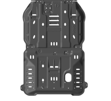 Bescherming van roestvrij staal skidplaten voor offroad auto 2011-2019 motor skidplaten