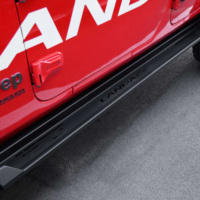 Universale aluminiumalloy zijrails en beschermingsstappen voor Jeep Wrangler JL JK High-
