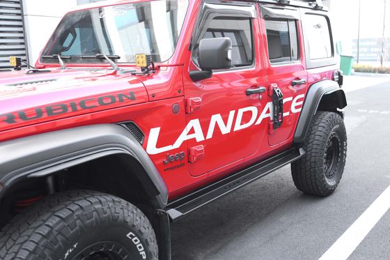 Universale aluminiumalloy zijrails en beschermingsstappen voor Jeep Wrangler JL JK High-