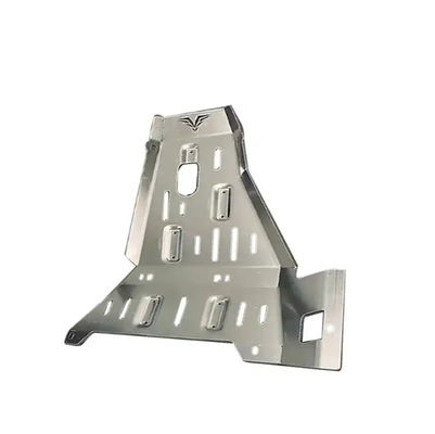 Hoog-onderlichtsbewakingsmotorbedekking voor Jeep Wrangler JL Full Skid Plate 2018- zilver