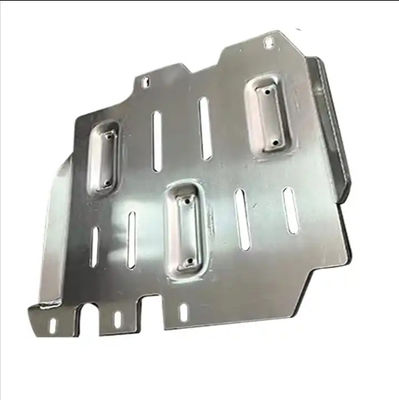 Hoog-onderlichtsbewakingsmotorbedekking voor Jeep Wrangler JL Full Skid Plate 2018- zilver