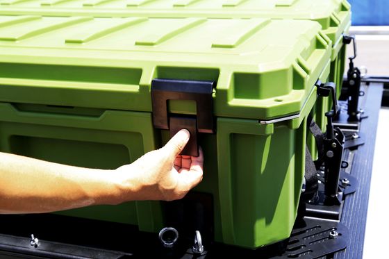 2018 Zilveren 4WD 4x4 Exterior Accessoires Montage op auto dakrek Heavy Duty Toolbox
