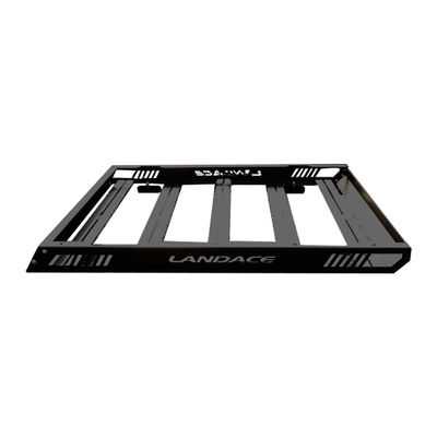 Hoogzwarte poedergecoate aluminiumlegering dakbedekking vrachtwagenmandje voor Jeep Wrangler