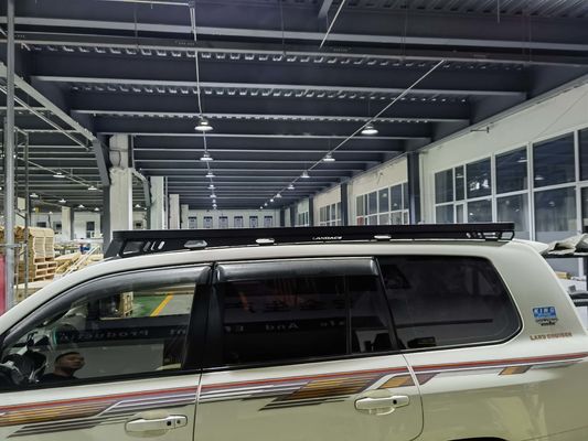 Low Profile Land Cruiser LC200 Roof Rail Rack voor Toyota Prado SUS304 Backbone Montage