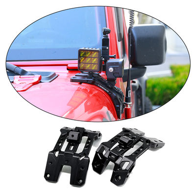 Light Bracket A-Pillar geïntegreerd verlichtingssysteem Antennehouder en Go Pro Mount voor Jeep JL