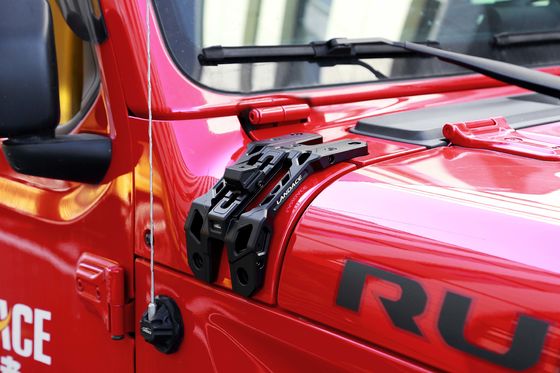 Zwarte anodiserende lichte bevestigingsbeugels voor Wrangler JL aluminiumlegering