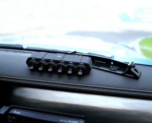 Draadloos 6 Gang Auto Switch Panel LED Vehicle Switch Panel
