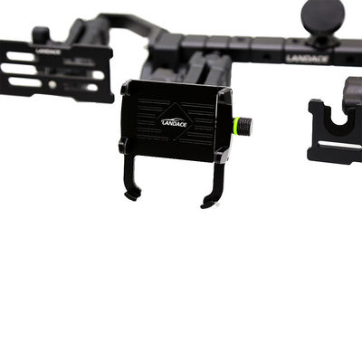 Mechanische stijl Zwart Afneembare 4x4 Off Road Wrangler JL Accessoires Aluminium Centrum Console Bracket Telefoonhouder voor Jeep