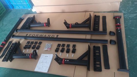 Verstelbare hoogte Truck Bed Rack Jeep Gladiator JT OverHaul HD Voor Overland Camping