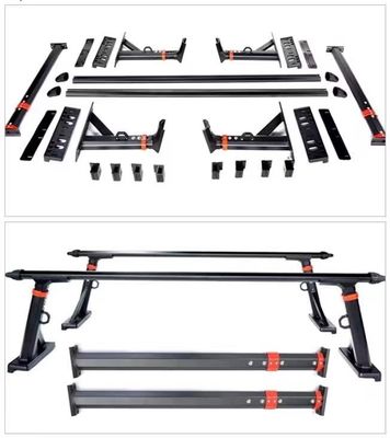 Verstelbare hoogte Truck Bed Rack Jeep Gladiator JT OverHaul HD Voor Overland Camping