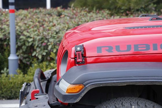 Universal 4x4 Wrangler JK JL Aluminium Alloy Hood Lock Lock Kit voor Jeep Year 2018-