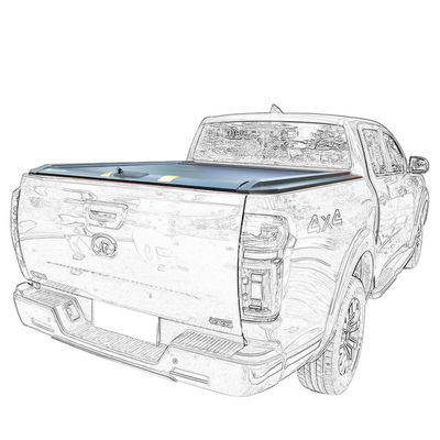 2015 Ram 2500 8ft Aluminium vouwbaar Hard Truck Bed Cover Gemaakt van mangaans staal