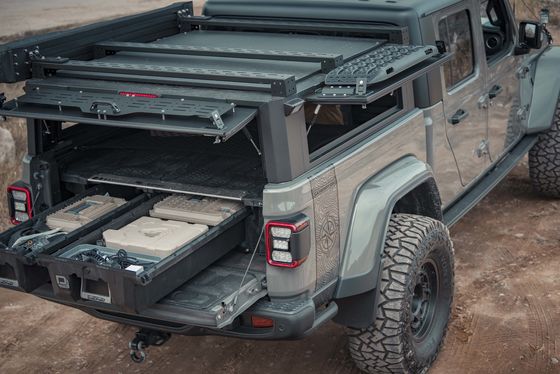 Jaar 2020- JEEP Pickup 4x4 Semi-High Bed Canopy voor extra opslagruimte