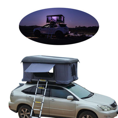 Donkergrijzige driehoek Clamshell dak dak tent 4x4 dak tent Hard Shell