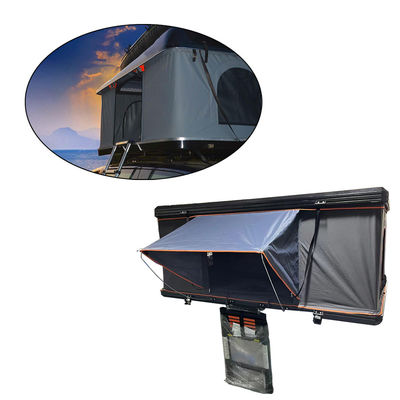 Donkergrijzige driehoek Clamshell dak dak tent 4x4 dak tent Hard Shell