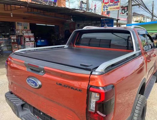 Krachtcoating 4x4 Hard Aluminium Pickup Back Cover Truck Bed Tonneau Cover voor Toyota Hilux