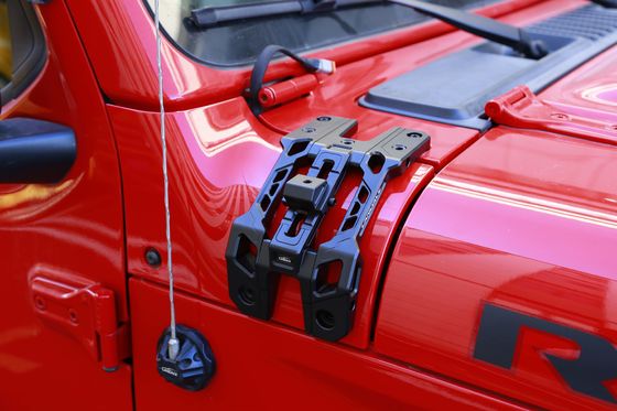Off Road Car Wrangler JL A Pillar Light Hood Mount Bracket Aluminium legering 235*130*100mm