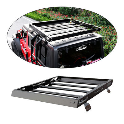 Aluminiumlegering Off Road Roof Rack Basket voor 18-23 Wrangler Rubicon Jeep JL