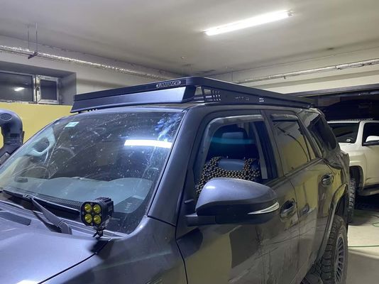 2270*1300*55mm Zwart Aluminium Plattform Drager Rak Cover voor Toyota 4Runner