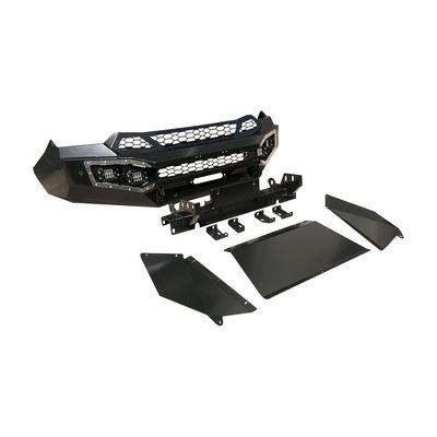 Installeer Original Car Hole Off Road Steel Heavy Duty Winch Bumper Guard voor ISUZU Dmax