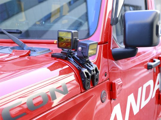 JEEP 2021- Wrangler Light Mounting Brackets CNC bewerkte met duurzame aluminiumlegering