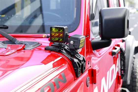 Aluminiumlegerings zilveren lichte bevestigingsbeugels voor offroadvoertuigen CNC-bewerking