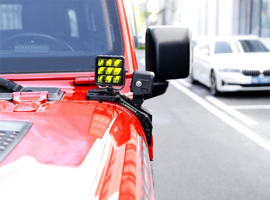 Aanpasbare lichte bevestigingsbeugels voor Jeep Wrangler JL Silver Exterior Accessories