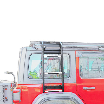 Universaal accessoires Inzetbaar dak Auto zijladder voor Jeep WranglerJK WranglerJL